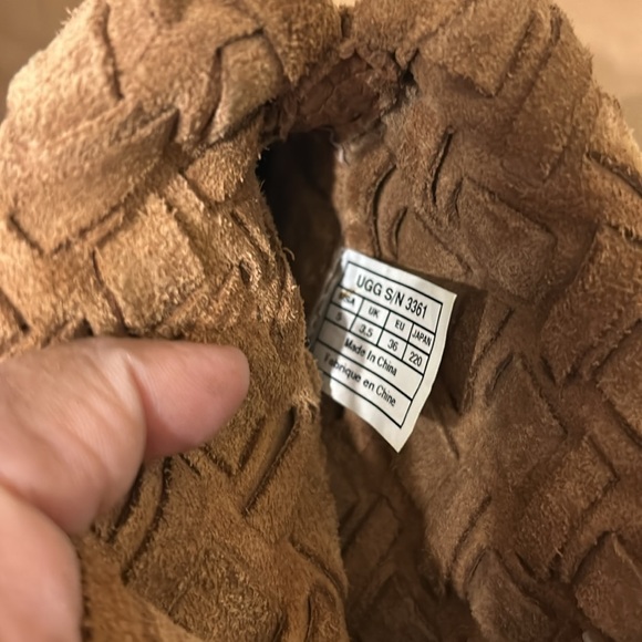 Ugg Lynnea Arroya Weave Chestnut Edgy Clog Ankle Boot - Picture 6 of 8